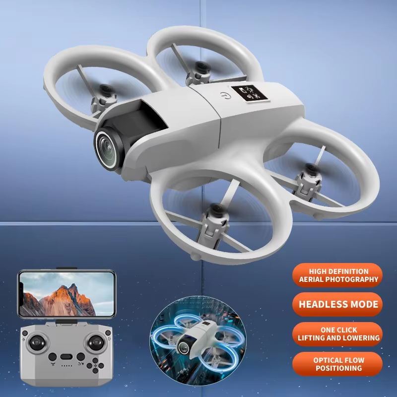 Drone Gimbal Brushless - 2026 YENİ GT3 Mini LED'li Katlanabilir
