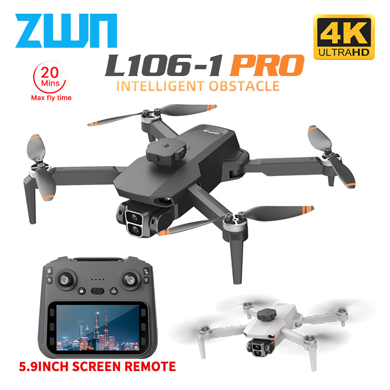 Drone Gimbal Brushless - L106-1PRO GPS Profesyonel Drone 4K HD
