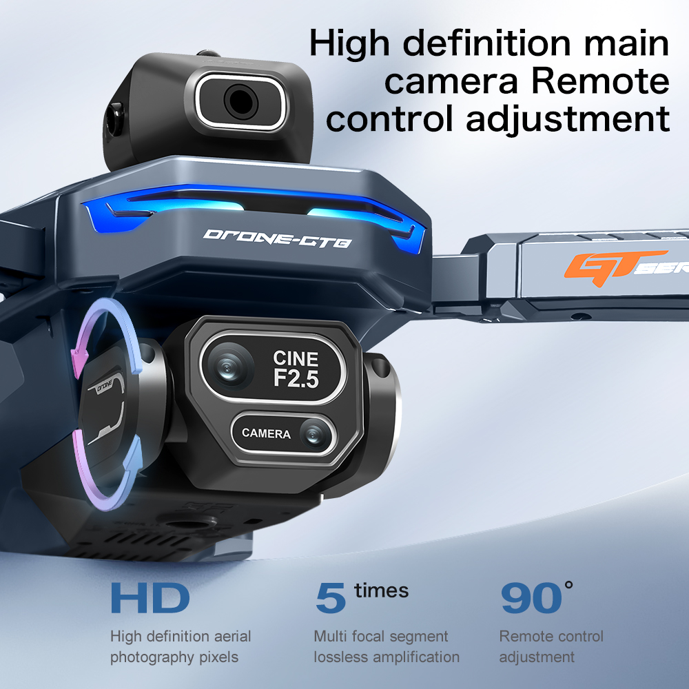 YENİ GT8 HD RC Drone 4K Profes - Drone Gimbal Brushless incelemesi ve fiyatı